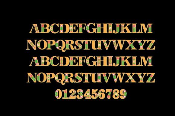 Folksy Summer Font PNG with transparent background - Preview 2