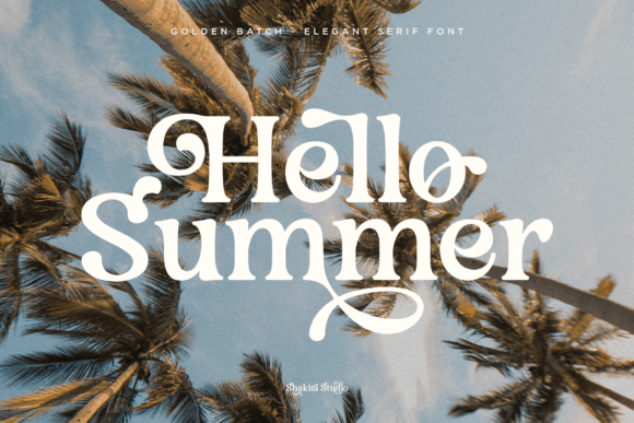 Golden Batch Font - Preview 3