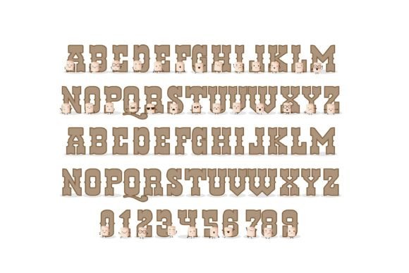 Marshmallow Fellows Font PNG with transparent background - Preview 1