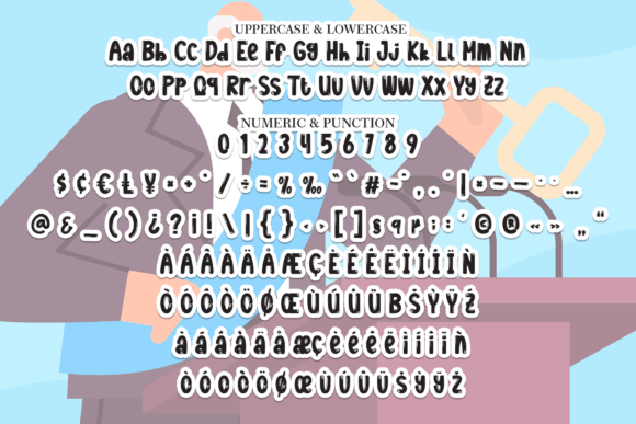 Mayoral Font PNG with transparent background - Preview 6