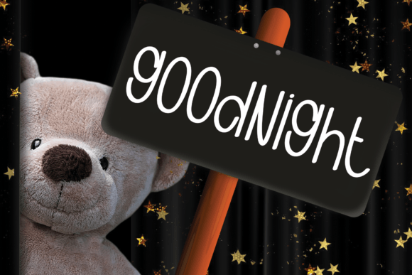 Night Shift Font PNG with transparent background - Preview 4
