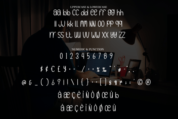Night Shift Font PNG with transparent background - Preview 6