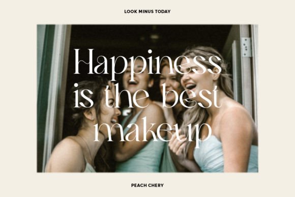 Peach Chery Font font preview - 1