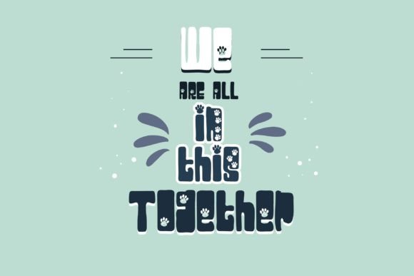 Platonic Paws Font font preview - 1