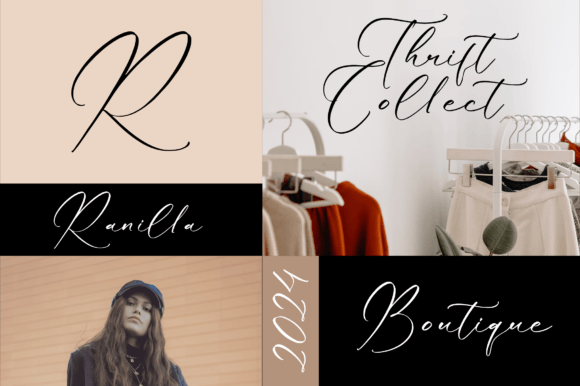 Qlouchester Westfild Font PNG with transparent background - Preview 4