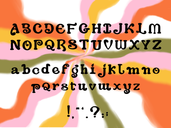 Retro Land Font PNG with transparent background - Preview 3