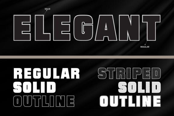 Robold Font PNG with transparent background - Preview 1