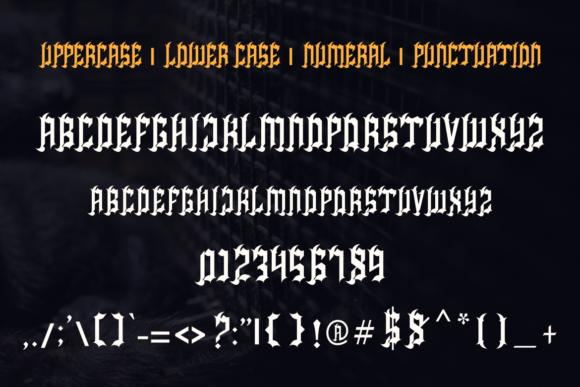 Sawery Ramuz Font PNG with transparent background - Preview 3