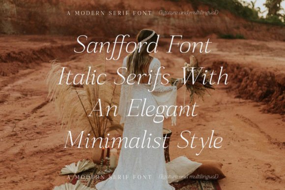 Sanfford Font PNG with transparent background - Preview 1