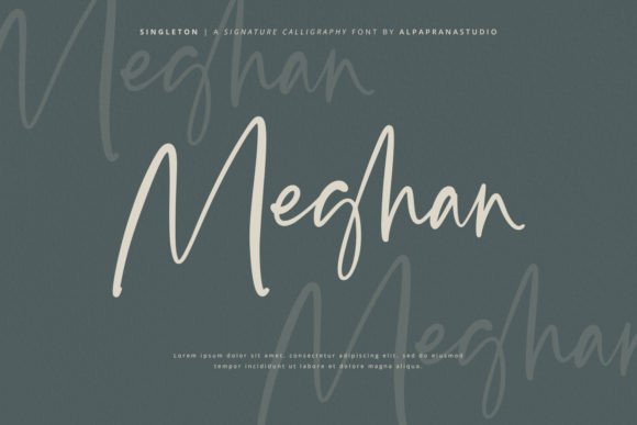 Singleton Font PNG with transparent background - Preview 5