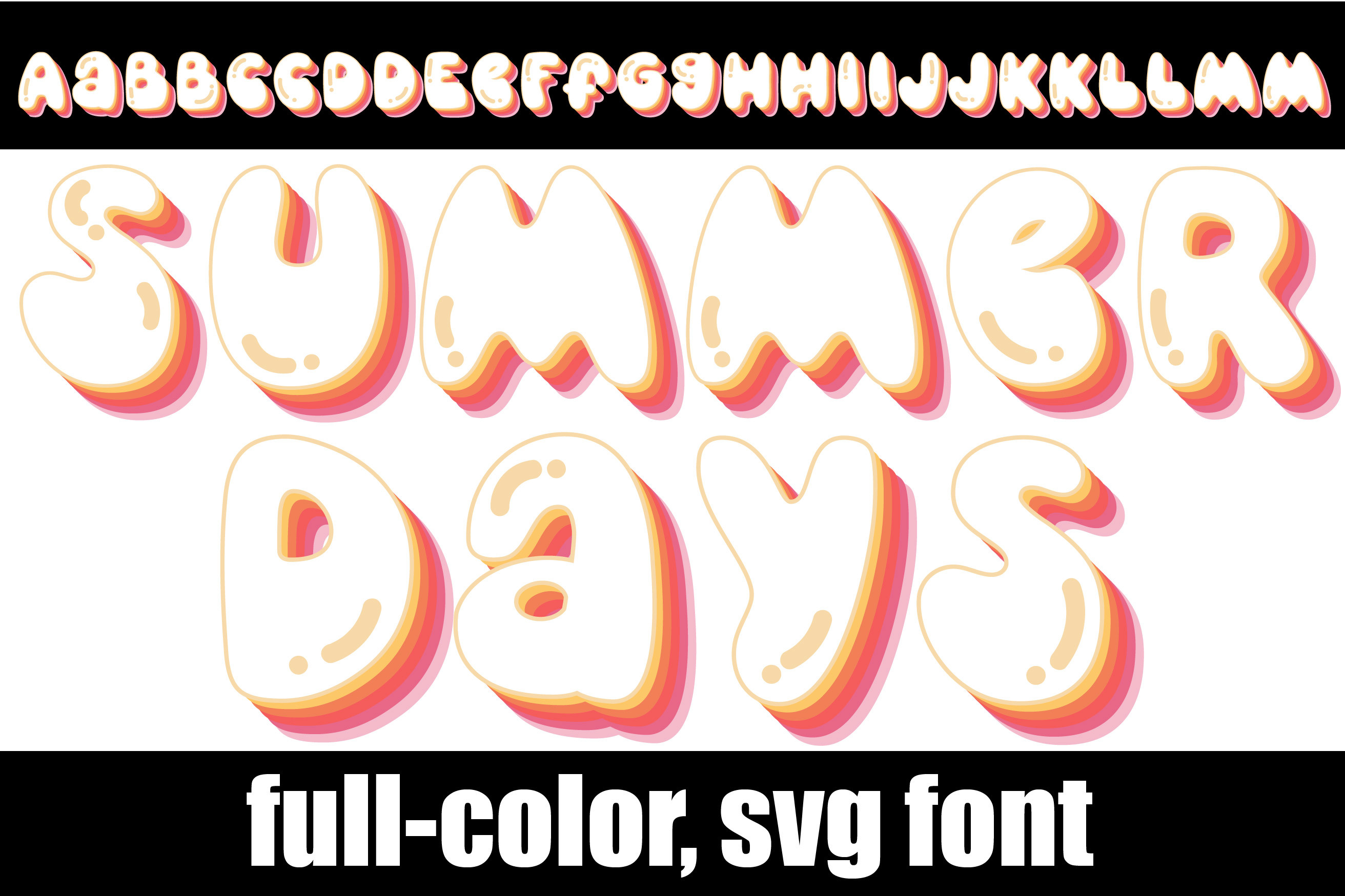 Summer Days Font by Illustration Ink · Creative Fabrica