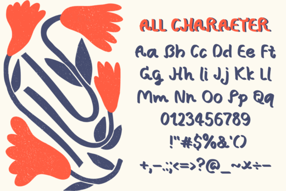 Beautiful & Cute Font PNG with transparent background - Preview 3