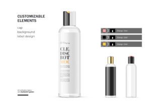 Clear Press Top Bottle - PSD Mockup Graphic by trumockup · Creative Fabrica
