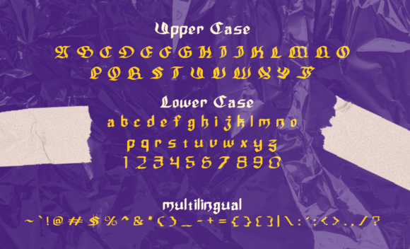 Goldwyre Font PNG with transparent background - Preview 6