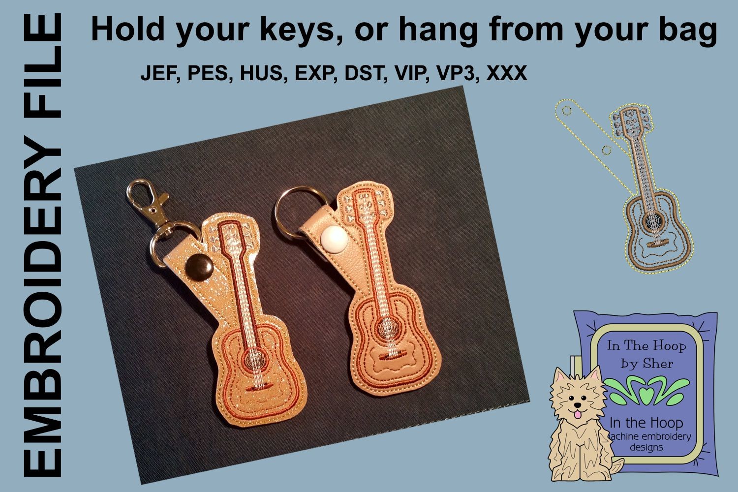 Guitar Key Fob