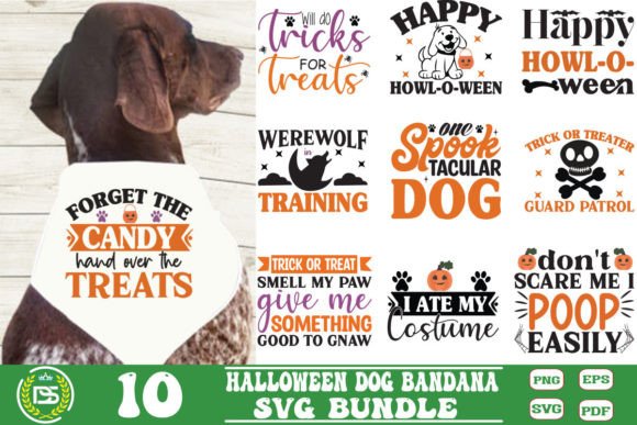 Halloween Dog SVG | Dog Bandana Bundle