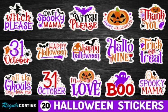 Halloween Stickers Bundle