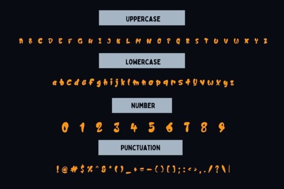 Happy Night Font - Preview 5