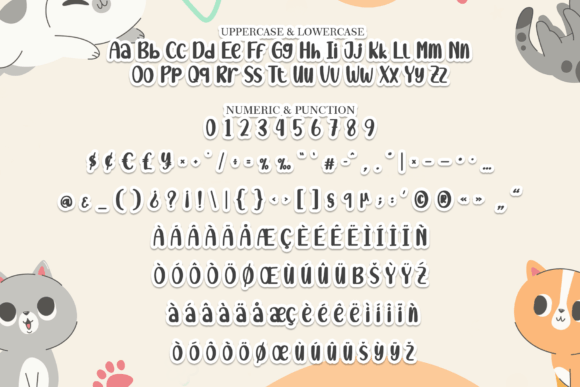 Kitty Gray Font PNG with transparent background - Preview 6
