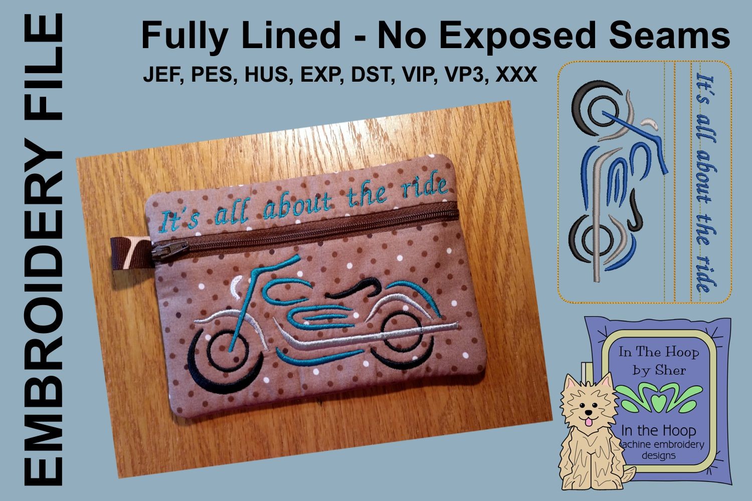 Motorcycle Zipper Bag