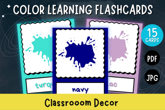 Color Learning Flashcards for Kids