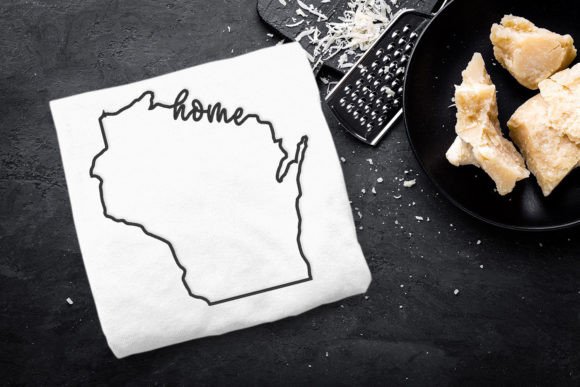 Wisconsin Home State Outline