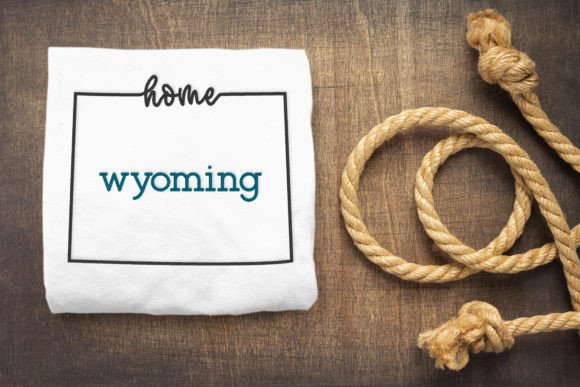 Wyoming Home State Outline