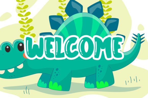 Dinosaur Font - Preview 1