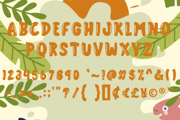 Dinosaur Font - Preview 3
