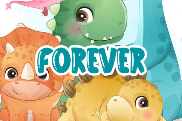 Dinosaur Font - Preview 4