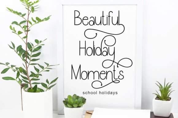 Gloria Monoline Font - Preview 5