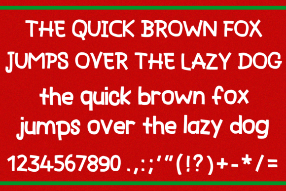 Grinchan Font - Preview 3
