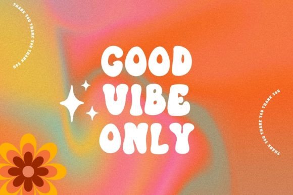 Groovy Night Font - Preview 1