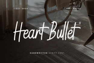 Heart Bullet Font by Hardtype · Creative Fabrica