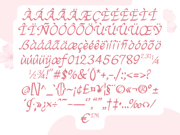 Jaci Font PNG with transparent background - Preview 3