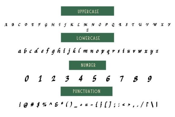 Mitchell Font PNG with transparent background - Preview 3