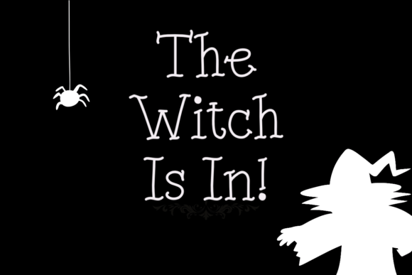 October Witch Font PNG with transparent background - Preview 1