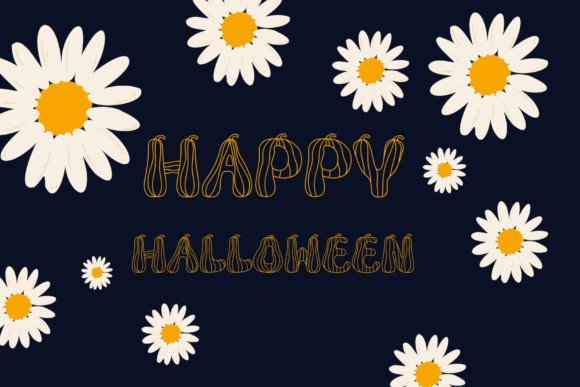 Pumpkins Font PNG with transparent background - Preview 2
