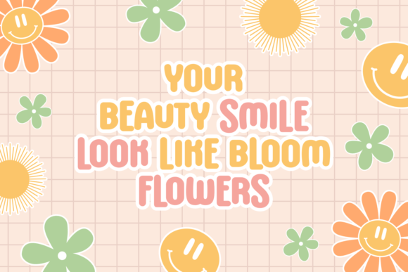 Amazing Sunrise Font PNG with transparent background - Preview 3