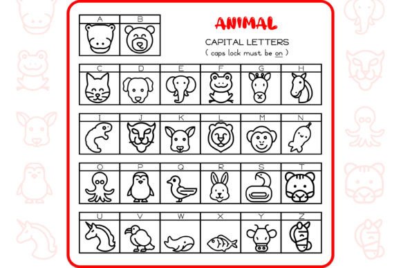 Animal Alphabet Font - Preview 1