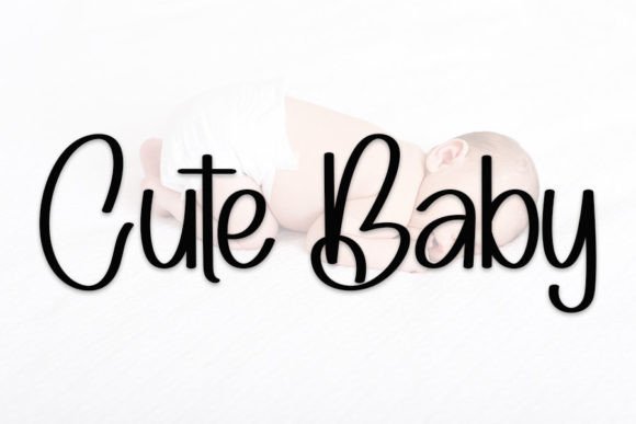 Baby Boy Font - Preview 1