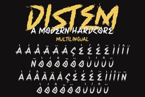 Distem Font - Preview 4