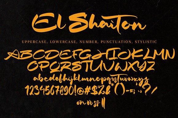 El Shaiton Font - Preview 6