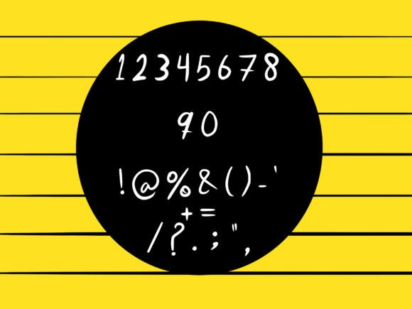 Fine Typing Font - Preview 3
