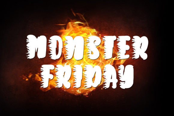 Fire Speed Font - Preview 1