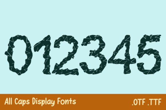 Forest Hewn Font PNG with transparent background - Preview 2