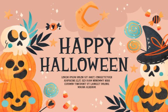 Fox Devil Font PNG with transparent background - Preview 1