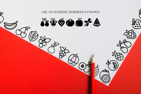 Fruit Alphabet Font - Preview 6