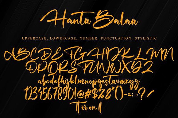 Hantu Balau Font - Preview 5
