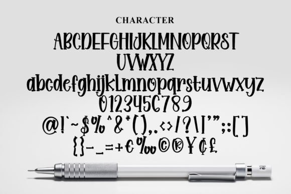 Joyful Writing Font PNG with transparent background - Preview 4